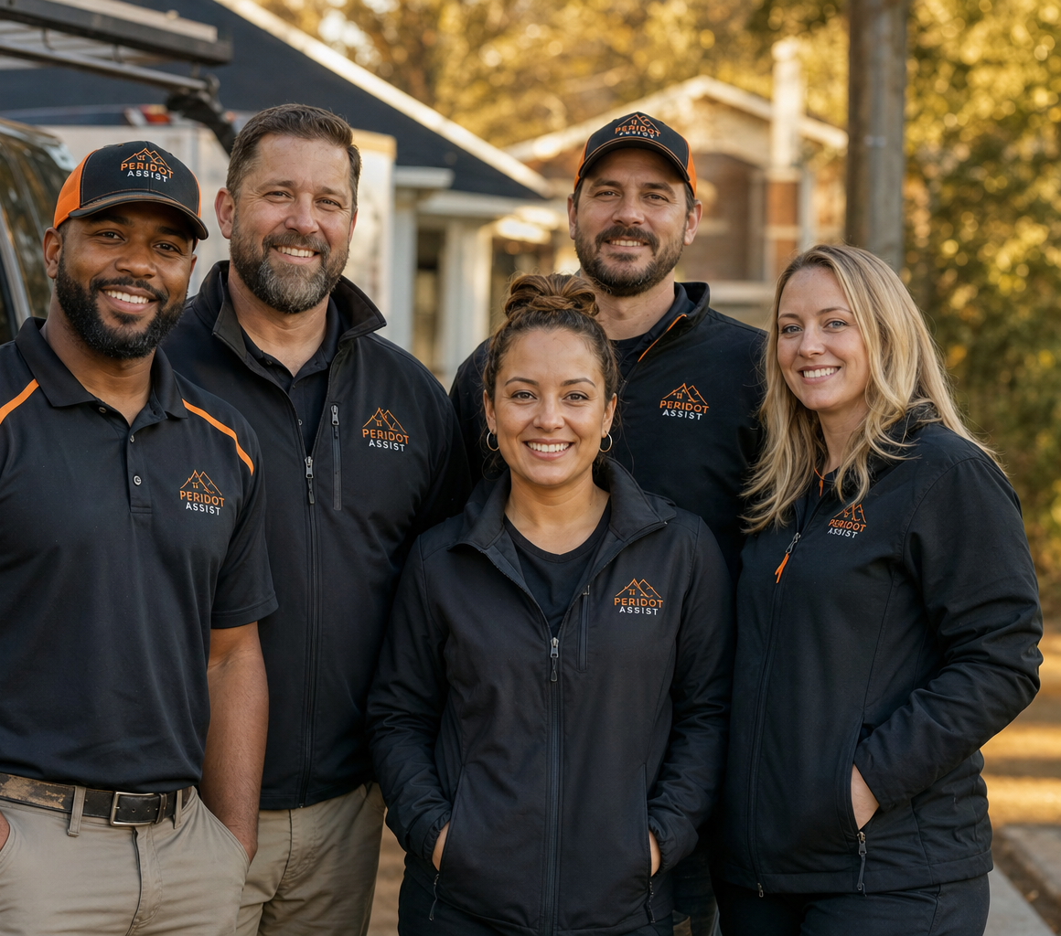 The Peridot Assist team, licensed Atlanta-area construction professionals